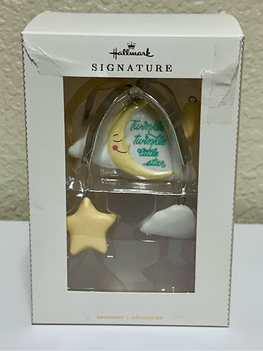 NEW✨ Hallmark Signature Cloud Baby Mobile Ornament Twinkle Twinkle Little Star